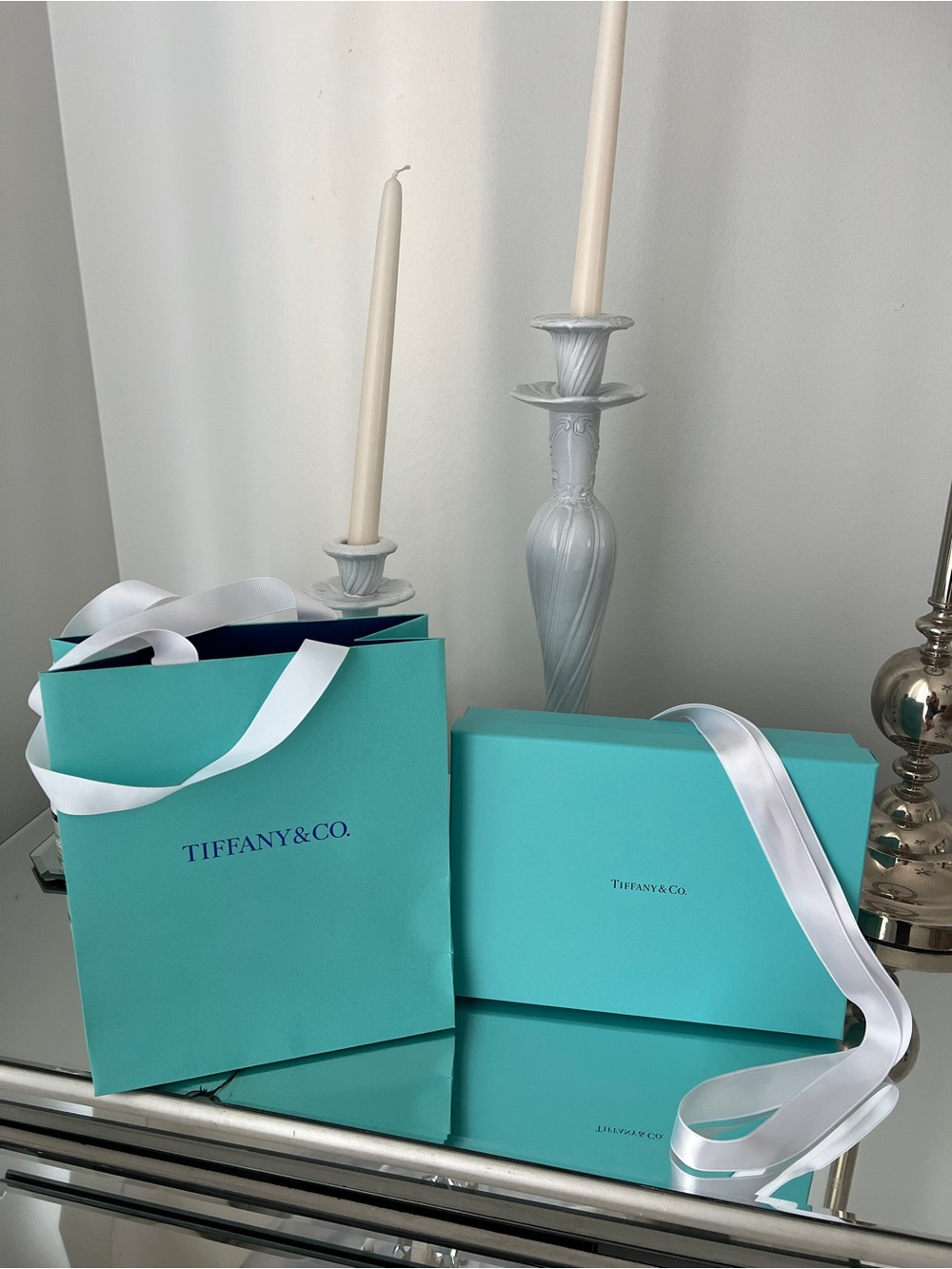 Tiffany & Co. Gift Box and Bag in Signature Blue